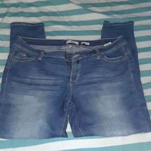 Dark Mid Rise Jeans